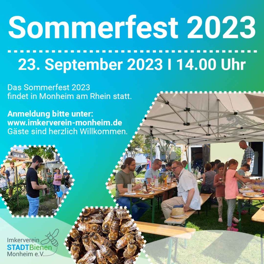 Sommerfest imkerverein monheim 2023